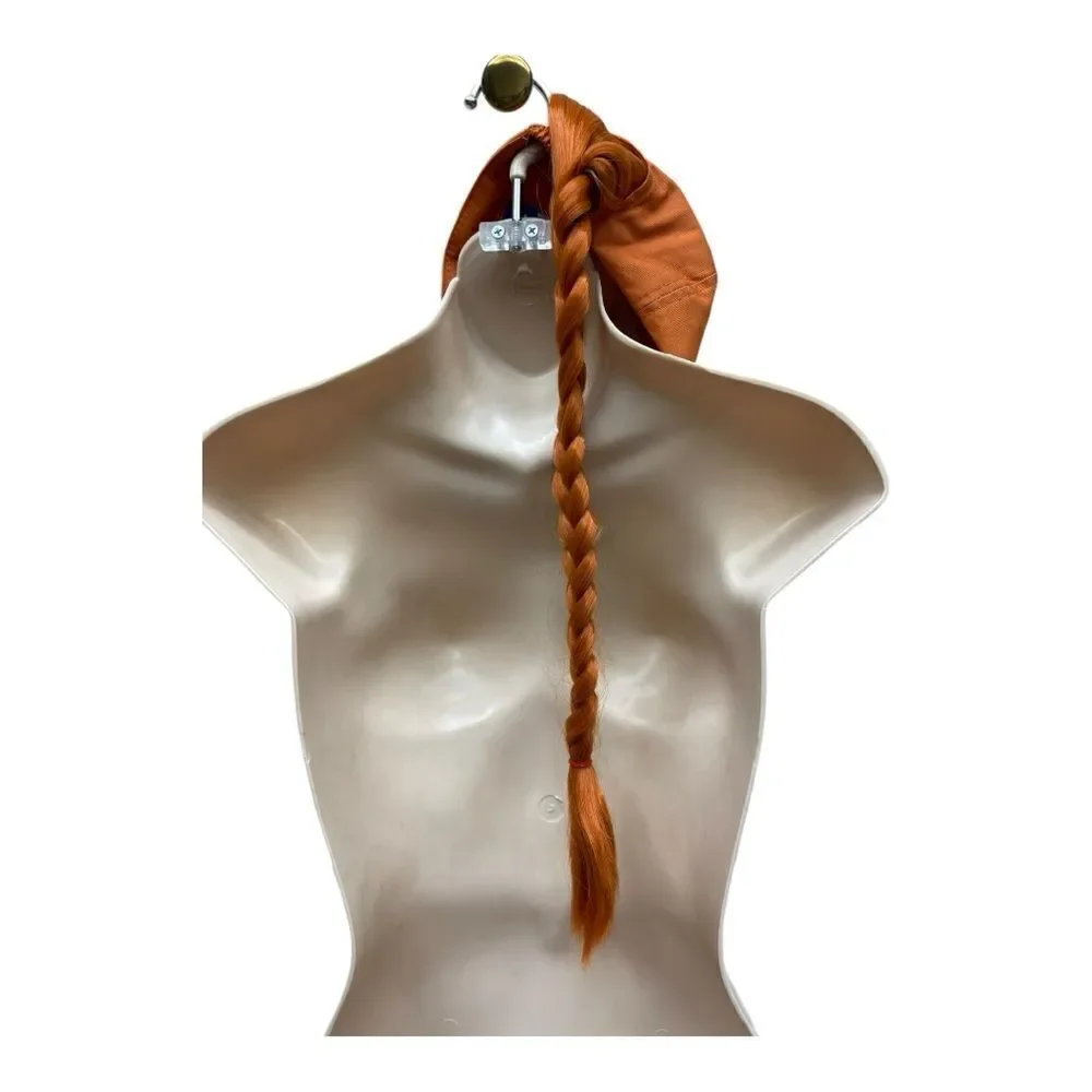 Disney Kids Girls Frozen Anna Adjustable Baseball Cap with Ponytail